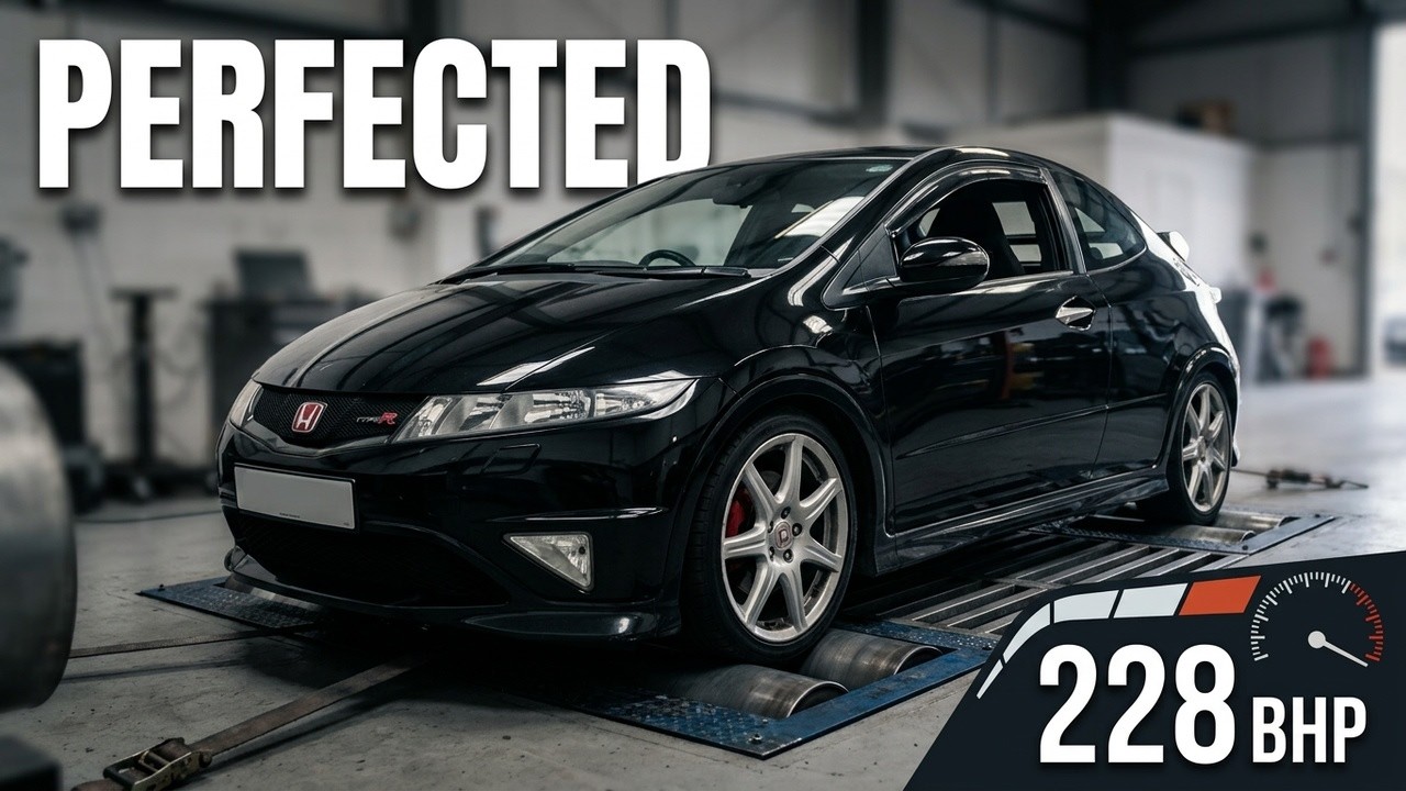 Honda Civic Fn2 TypeR Tuned after Japspeed 421 Manifold and Piper Exhaust