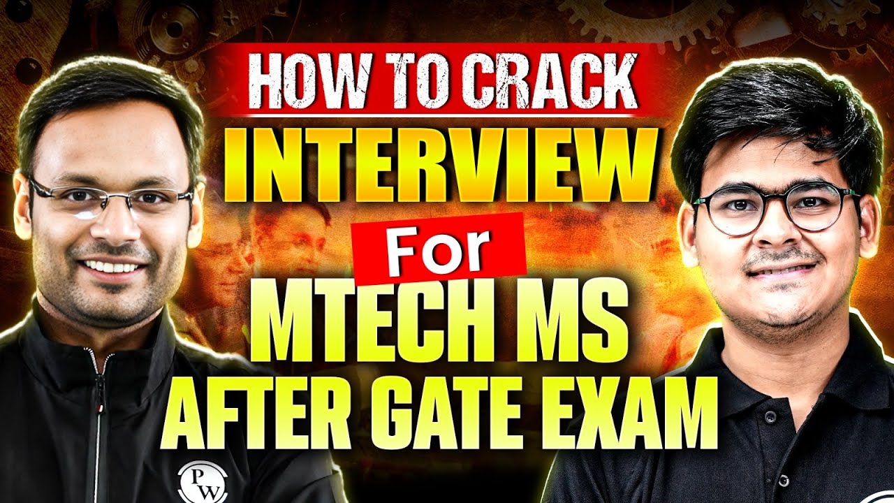 How To Crack Interview For M.Tech, MS After GATE Exam