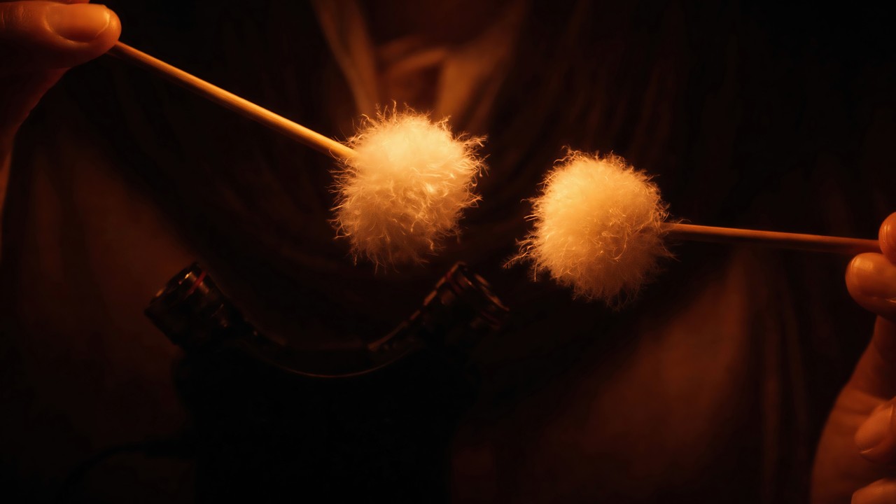 ASMR Close Ear Attention 👂 Gentle Cotton Textures (No Talking)