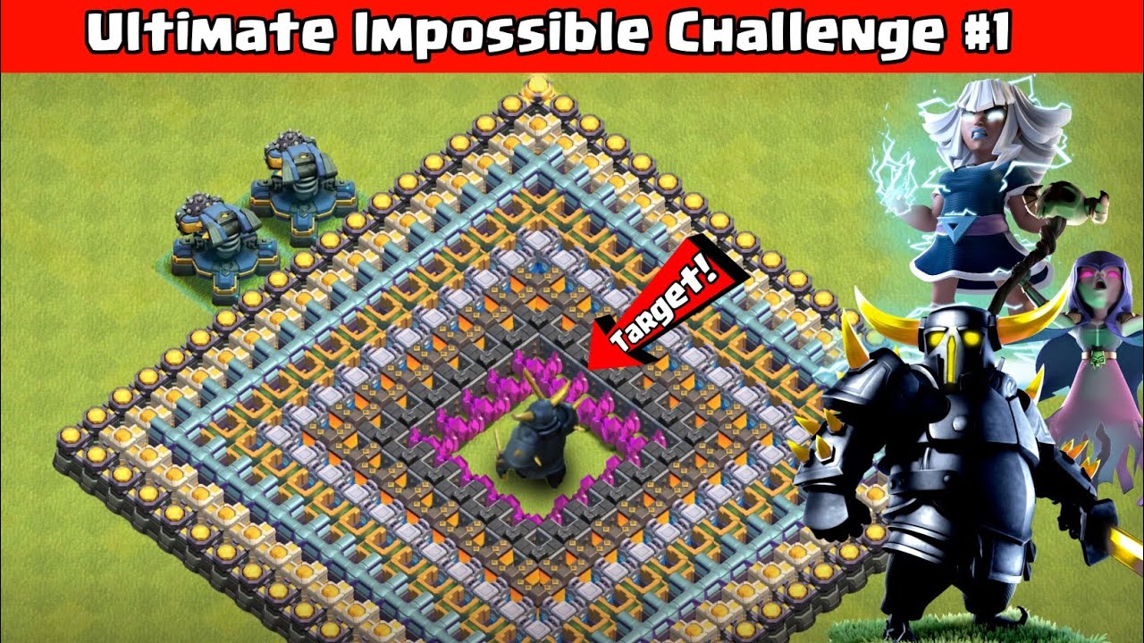 Ultimate Impossible Challenge #1 with Max SCATTERSHOT - Clash of Clans