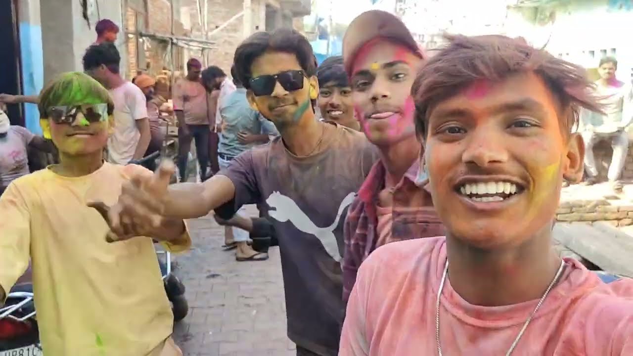 Holi vlog#vlog#holi#mela vlog