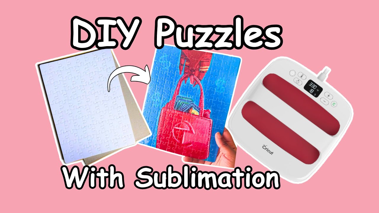Making a Sublimation Puzzle With Easy Press | #sublimationpuzzleblank #sublimationpuzzletemperature