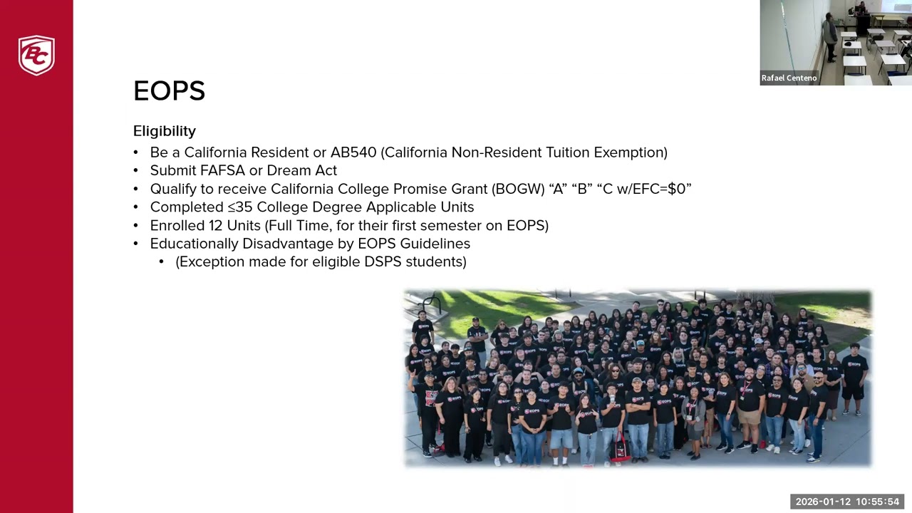 EOPS/CARE/CalWORKs/NextUp Services