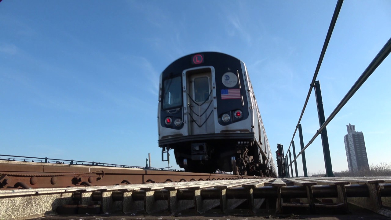 ⁴ᴷ R143 (L) Trains departing/arriving Sutter Avenue (Track View)
