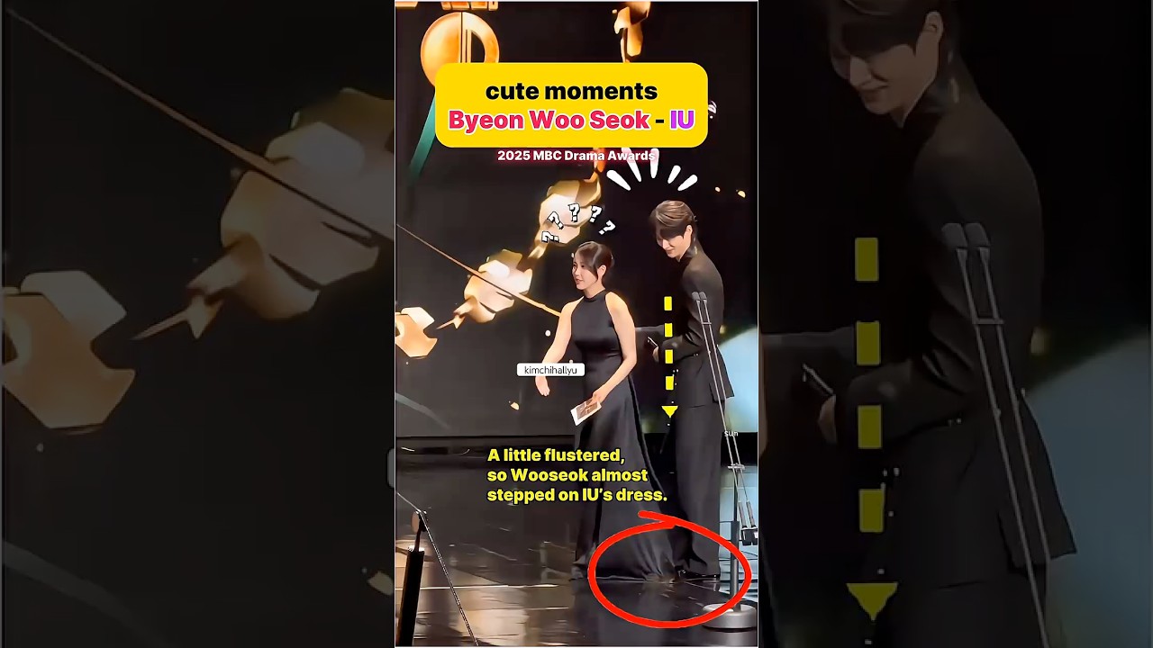 🥰cute moments Byeon Woo Seok IU #byeonwooseok #iu #perfectcrown
