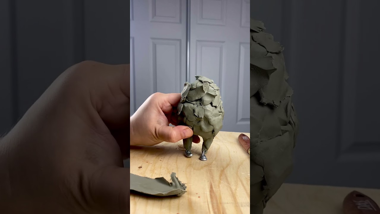 Sculpting character  #clay #clayart #sculpturing #claycrafts #figuresculpting #art #claysculpture