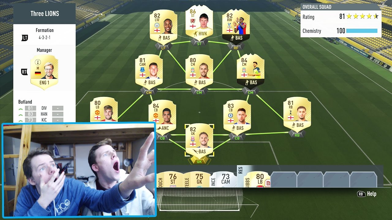 BEST CHEAP OVERPOWERED ENGLAND FUT CHAMPIONS TOTS MARKET CRASH SQUAD BUILDER! FIFA 17 ULTIMATE TEAM
