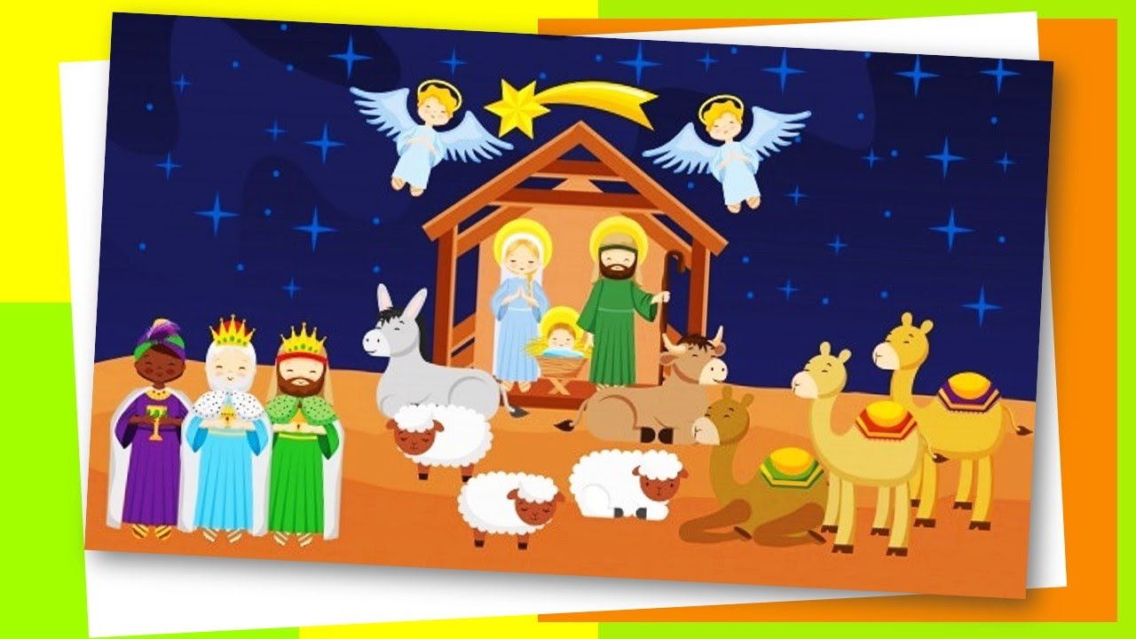 O Presépio 🐴 🐮 🌟 | Desenho Bíblico | Advento | Natal | Desenho Bíblico Católico