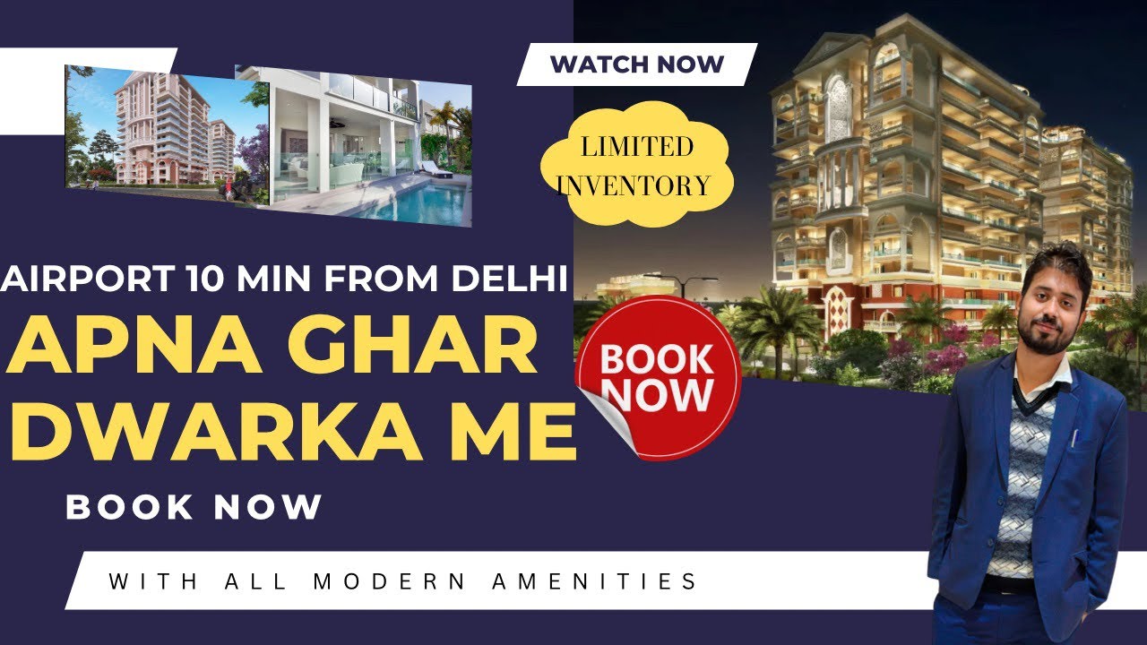 Dwarka sector 24 me 3bhk 4bhk high rise apartment with all modern amenities airport ke pass