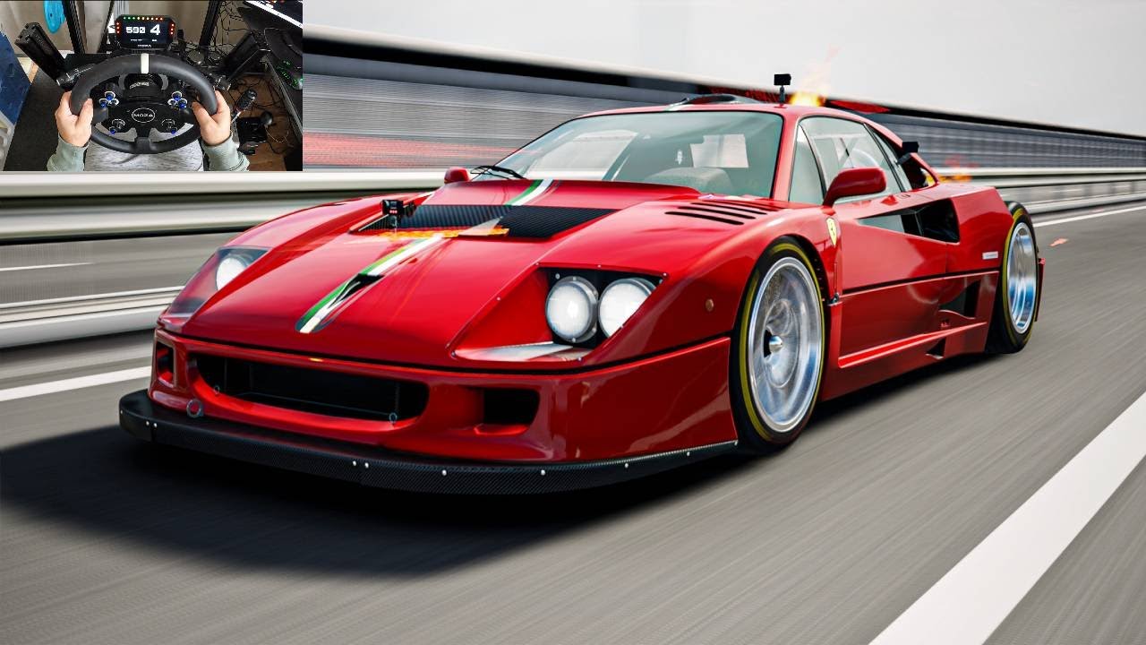 1,800HP 5 Rotor Big Turbo Swapped Ferrari F40 LM - Assetto Corsa