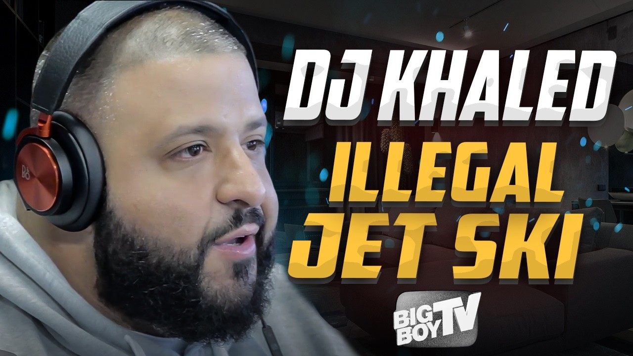 DJ Khaled on Snapchat - Illegal Jet Ski Riding - Producer - Performer - Interview - BigBoyTV