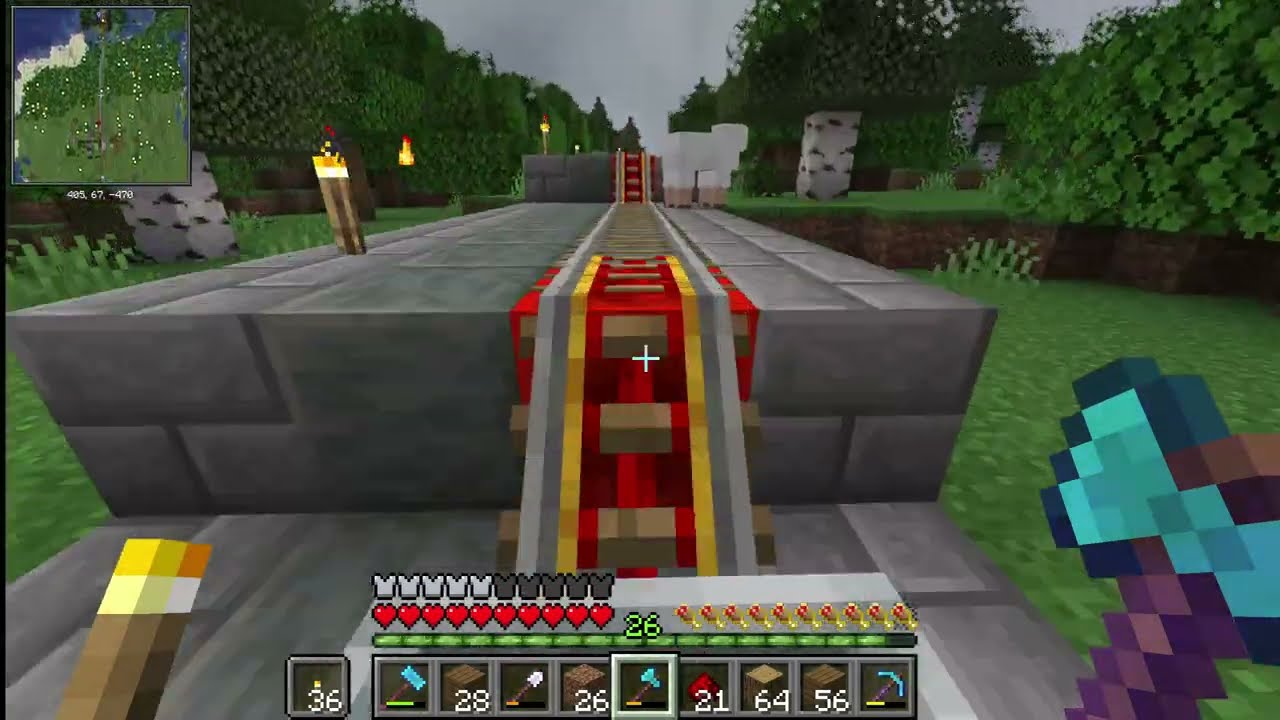 Die Eisenbahn ist fertig🔥[MINECRAFT TORNADO|#09]