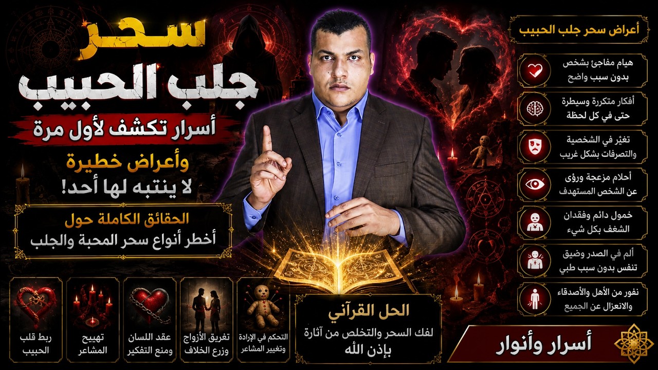 سحر جلب الحبيب  اسرار لاول مره عن سحر جلب الحبيب واعراضة  | اسرار وانوار