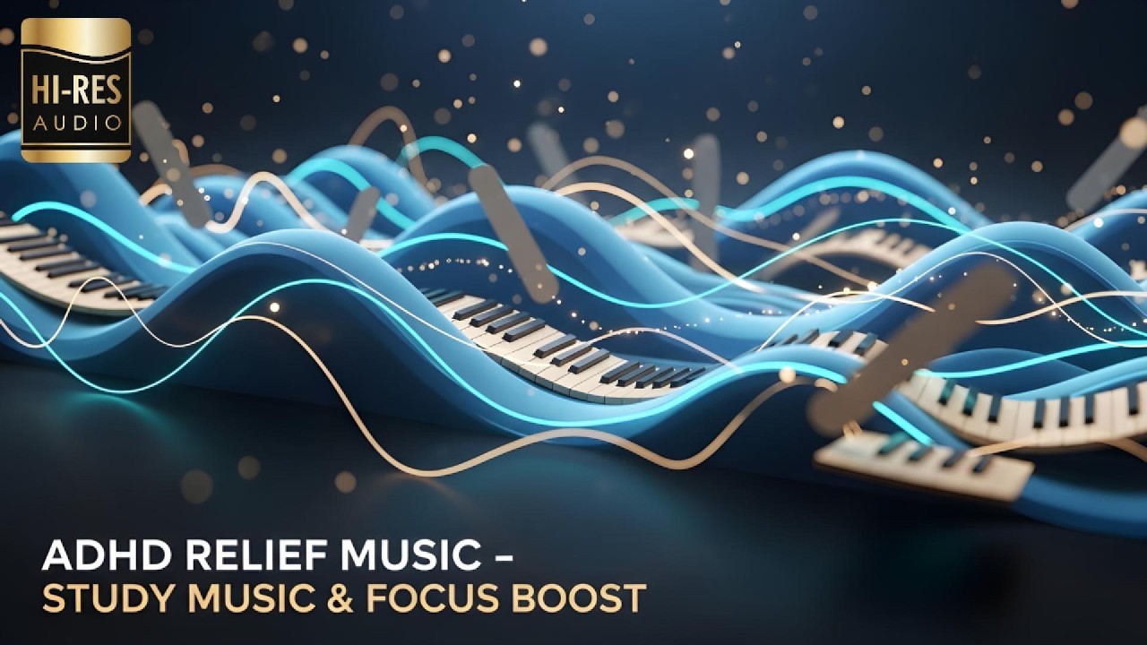 Muted Rhodes & Sub-Bass Pulse: 1 Hour of ADHD Relief Music | Boost Focus and Concentration