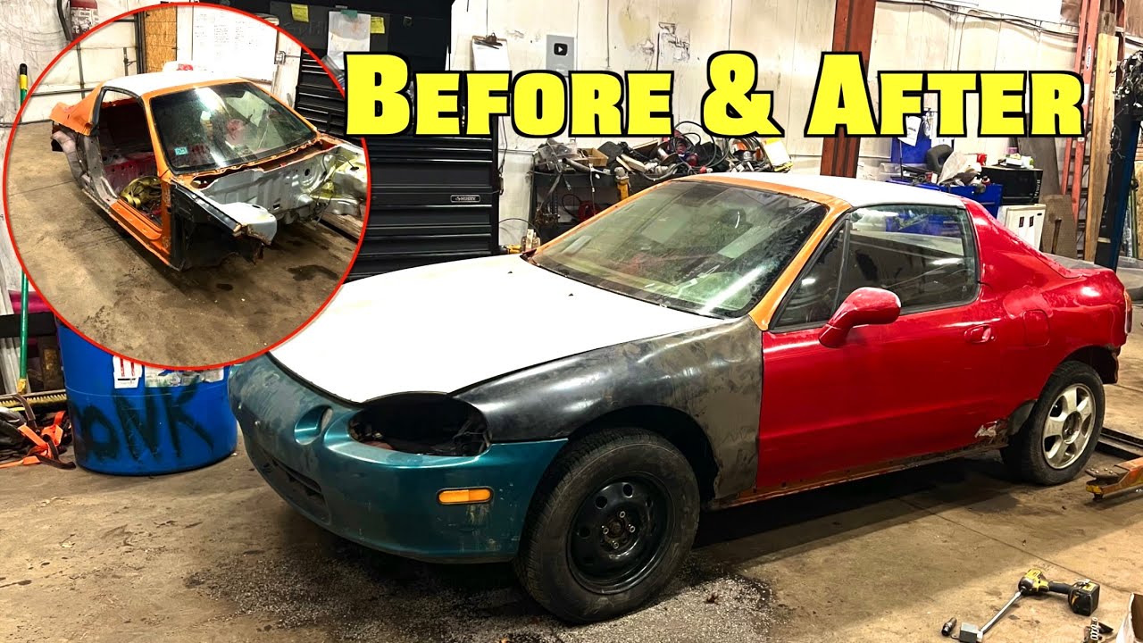 Начинаю переделку Honda Del Sol 1994 года | Отдаю её бесплатно
