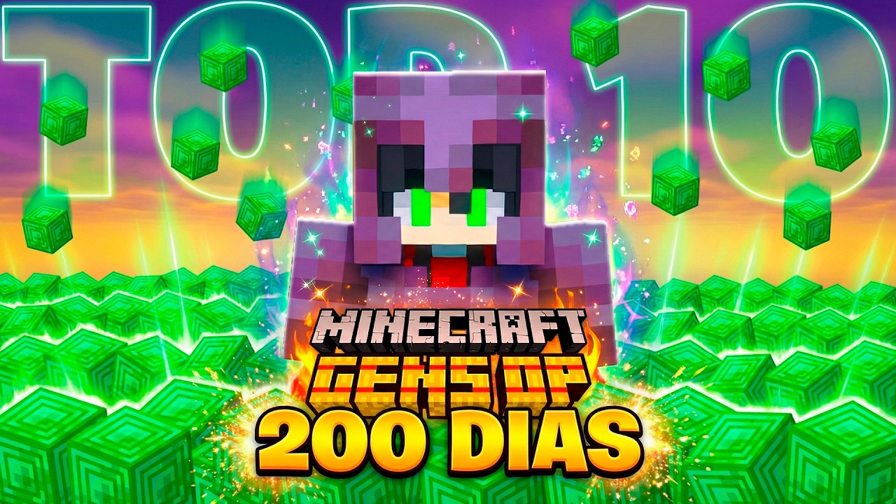 Así llegué al TOP 10 en 200 DÍAS en Minecraft Gens OP