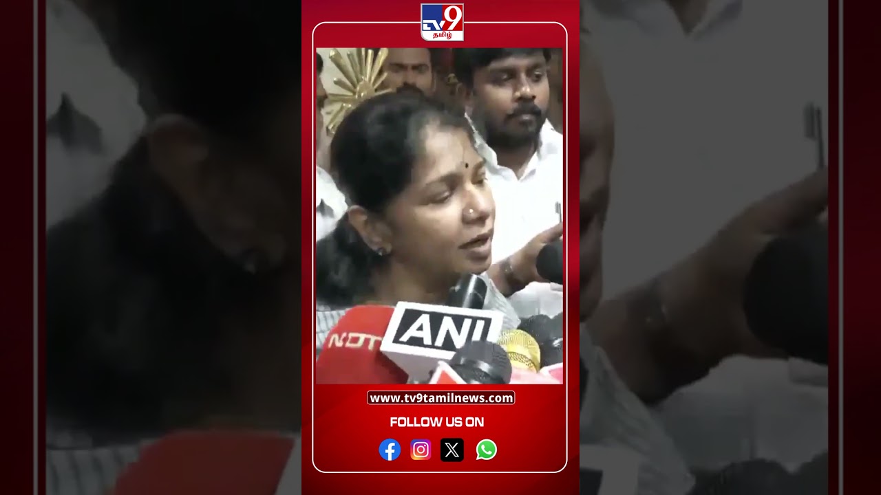 Kanimozhi Backs CJP, Says DMK Stands With Protesters - TV9
