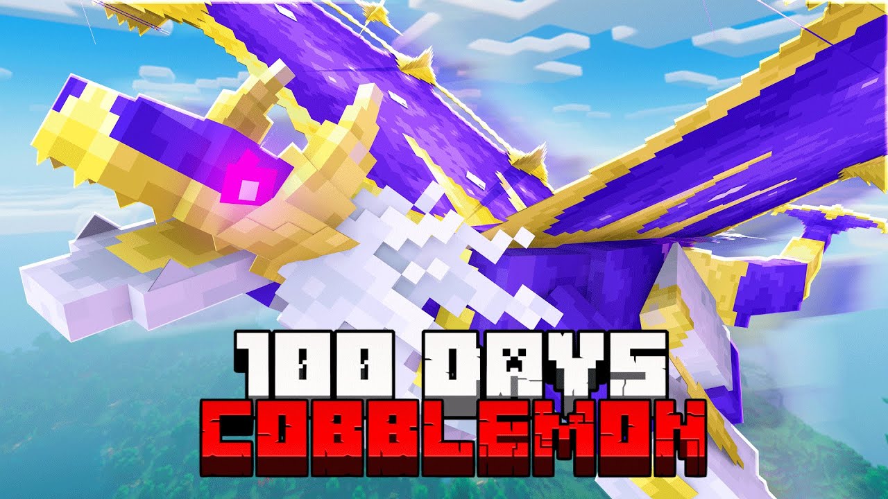 I Spent 100 Days Becoming A FUSION TRAINER In Cobblemon!