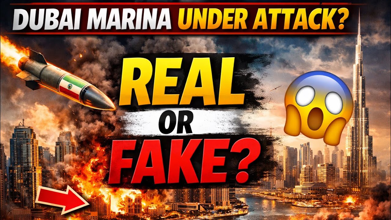 Dubai Marina Under Attack by Iran? Real or Fake Truth Revealed | Latest Dubai News 2026🥹