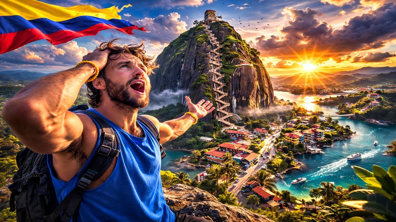 Colombia’s Most Colorful Town Blew My Mind 🇨🇴 (4K)