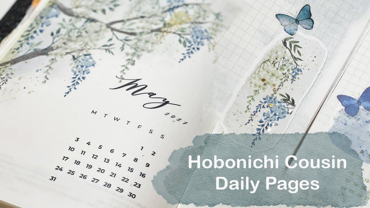 May Decorate With Me Hobonichi Cousin Daily Pages | Sterling Ink