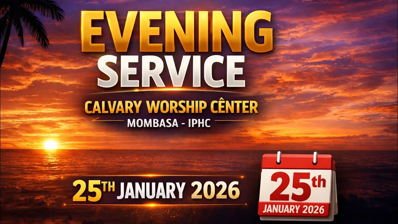 SUNDAY EVENING SERVICE ǁ 25th JAN 2026