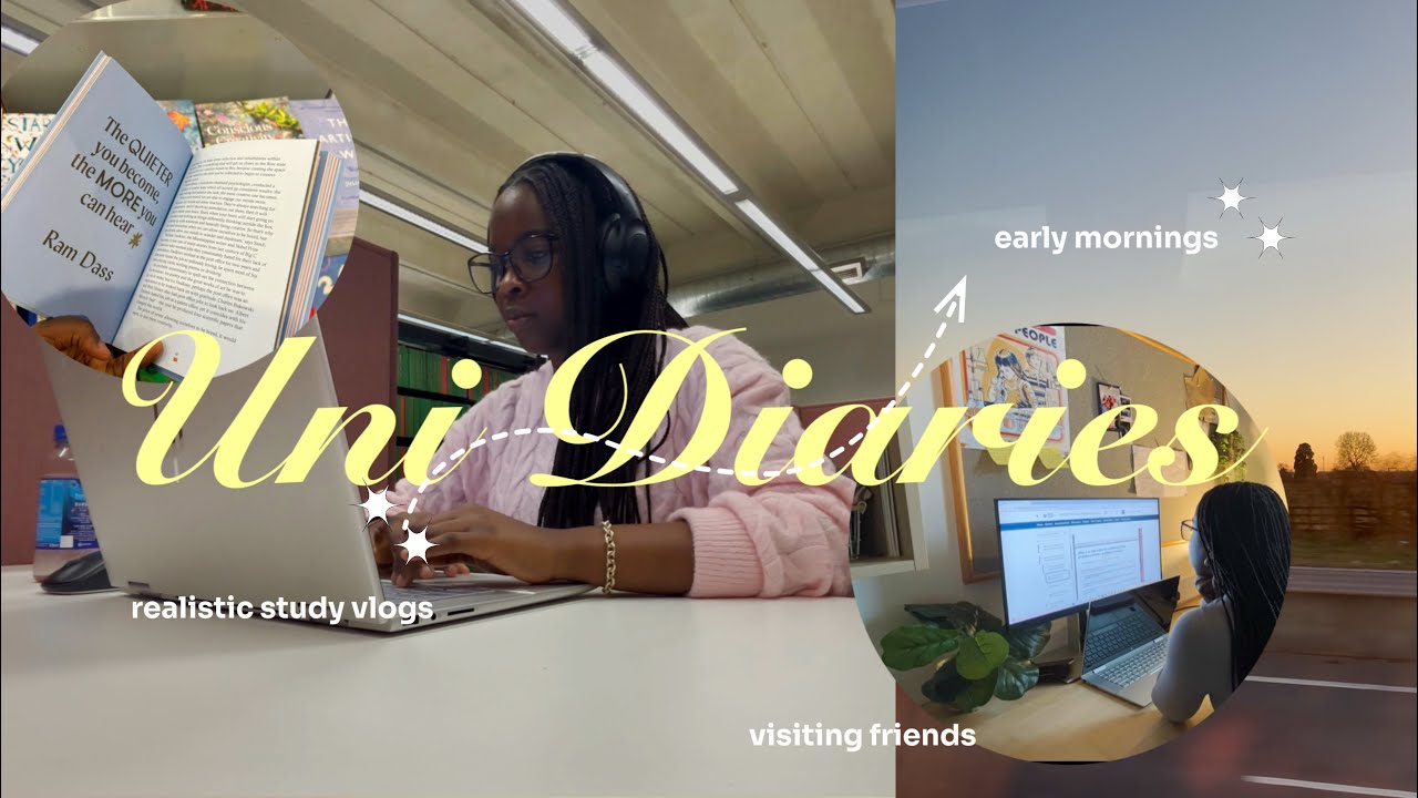 UNI DIARIES |🌱7AM productive study days, early mornings, visiting friends, living a balanced life