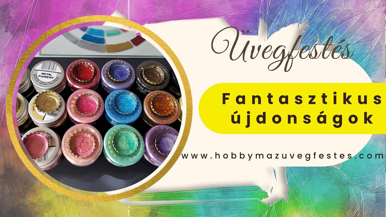 Üvegfestés - Újdonságok - Pentart Art Mica és Metal pigmentporok