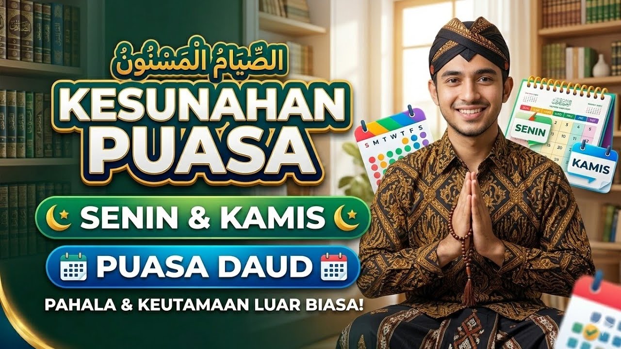 Fathul Muin: Kesunahan Puasa Senin Kamis & Daud !!