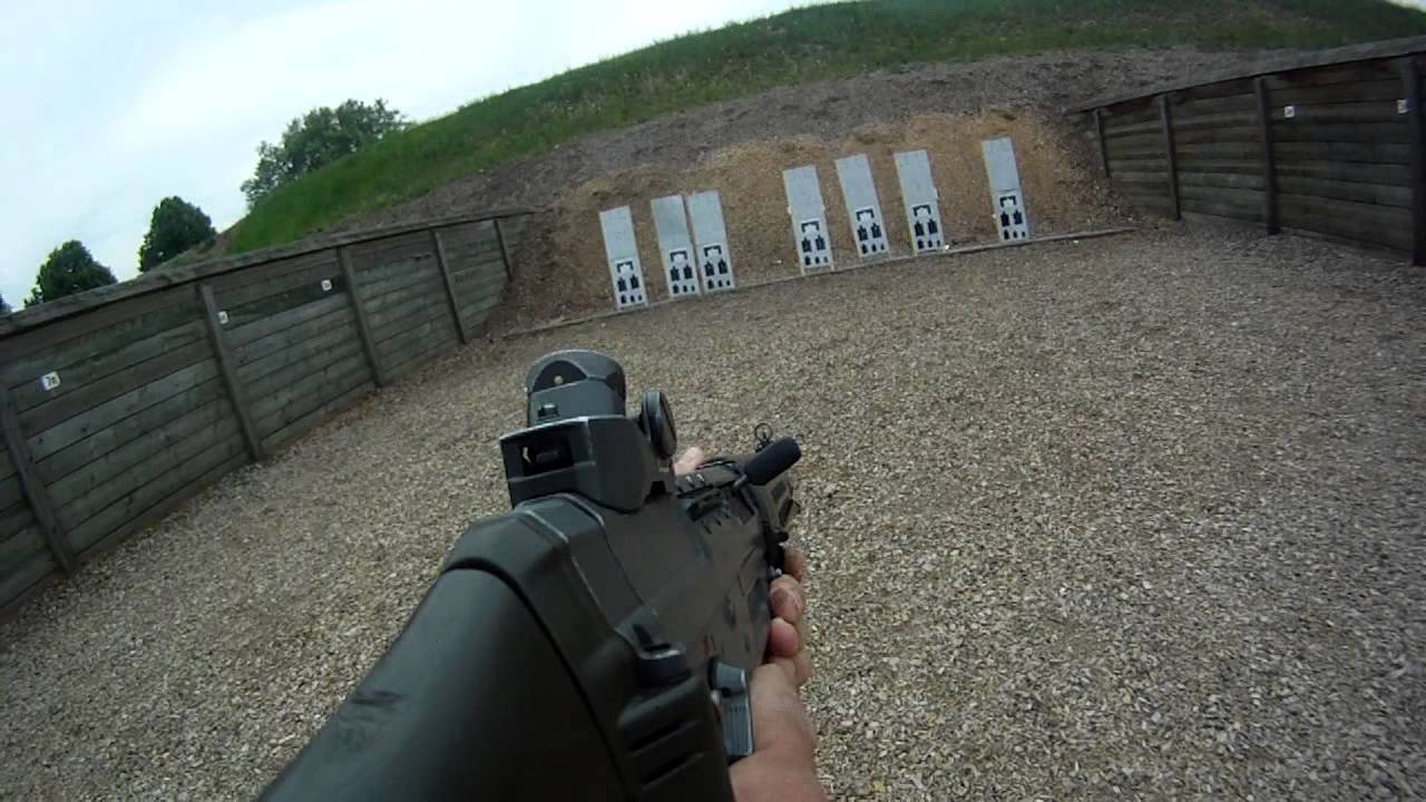 GoPro mounted on SIG 550 (Stgw 90)