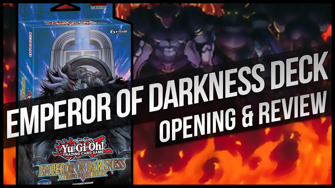 Yu-Gi-Oh Emperor of Darkness (Monarch) Structure Deck Opening & Review