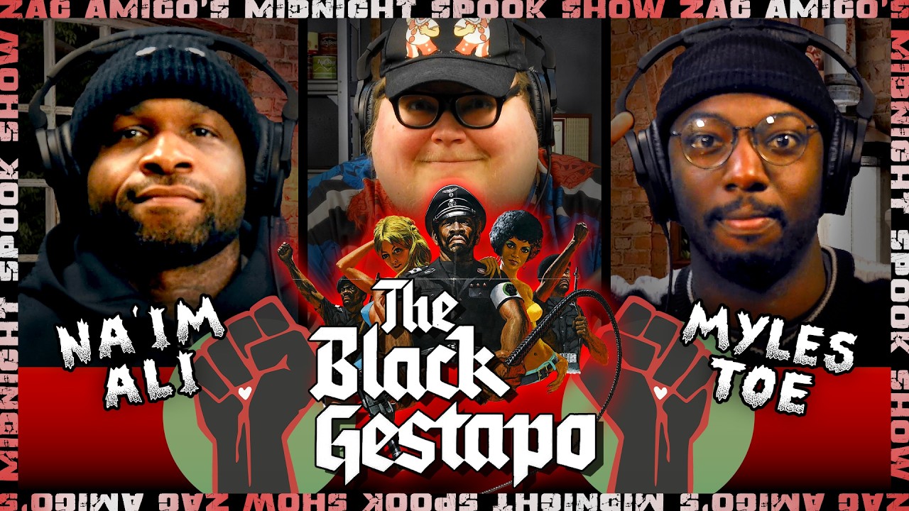 NA'IM ALI & MYLES TOE watch THE BLACK GESTAPO on Zac Amico's Midnight Spook Show | Ep 376