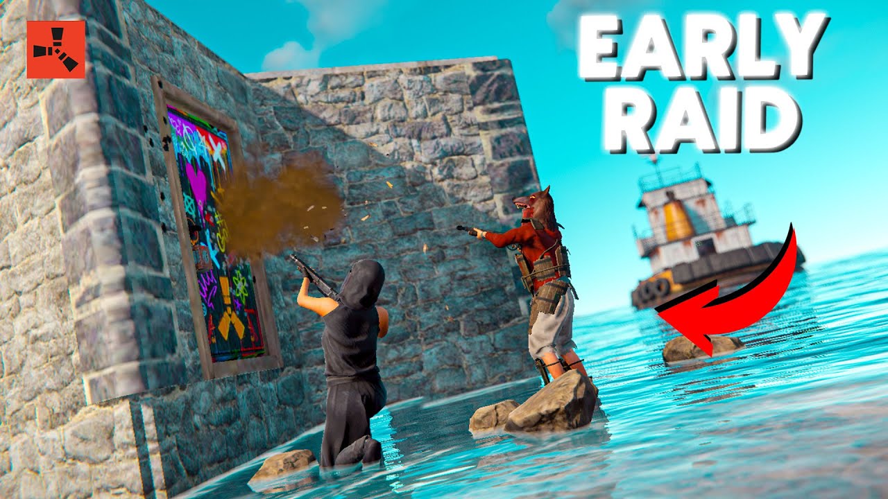 Rust - ASÍ ES EL EARLY RAID MAS PROFIT EN ESTE COMIENZO DE WIPE