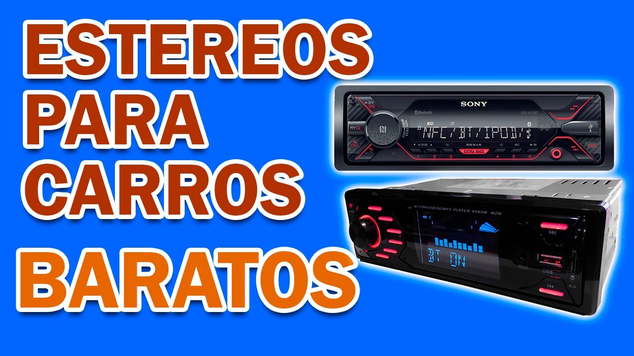 Los Mejores AUTOESTEREOS Con BLUETOOTH BARATOS En Mexico😀