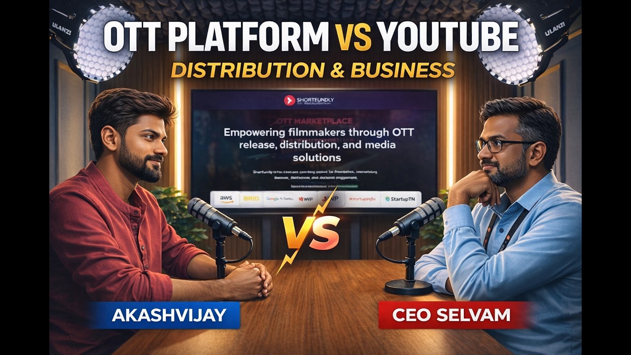 YOUTUBE VS OTT 2026 | #business & distribution | Akashvijay x #shortfundly CEO Selvam| #ecommerce