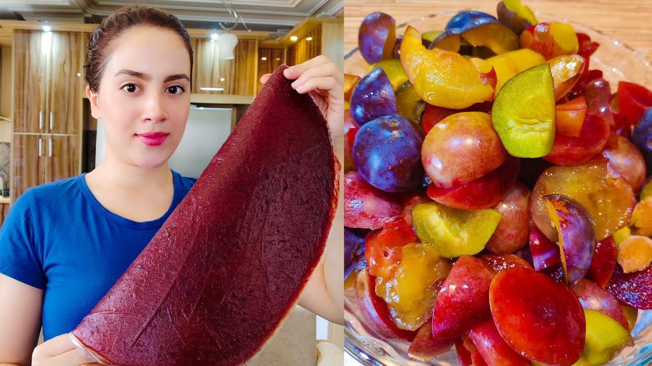 how to make homemade fruit leather|plum leather fruit|cooking show