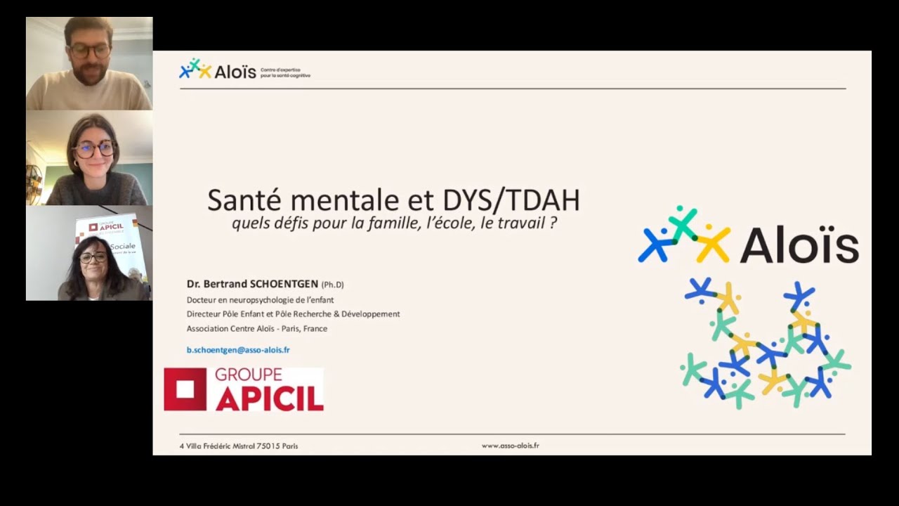Famille & santé mentale : enfants DYS/TDAH (Webinaire Groupe APICIL/JLO)