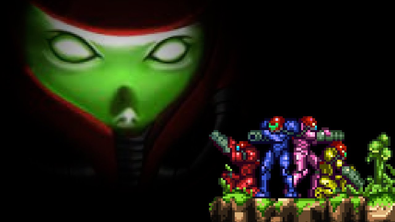 SA-X Speedrunner vs 4 Samus Goons