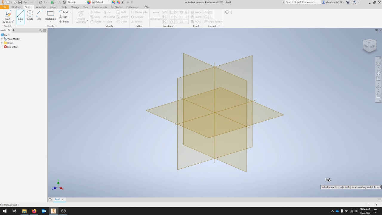 Inventor 2020 Intro and Overview of Workspace