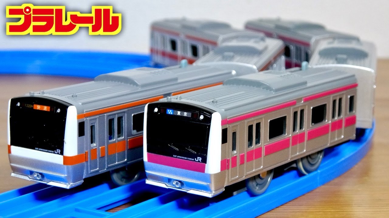販売エリア限定プラレール E233系京葉線 タカラトミーモールやプラレールショップオリジナル車両が再販☆中央線と比べてもなかなかカッコいい電車です☆