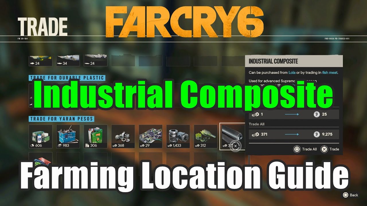 Far Cry 6 Industrial Composite Farming Location Guide