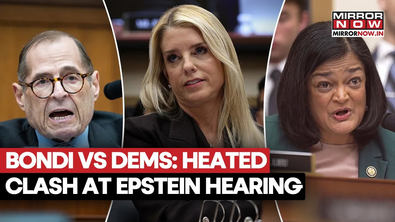 Epstein Files: Shouting Match Erupts Between Pam Bondi & Democrats | Shocking Video Out
