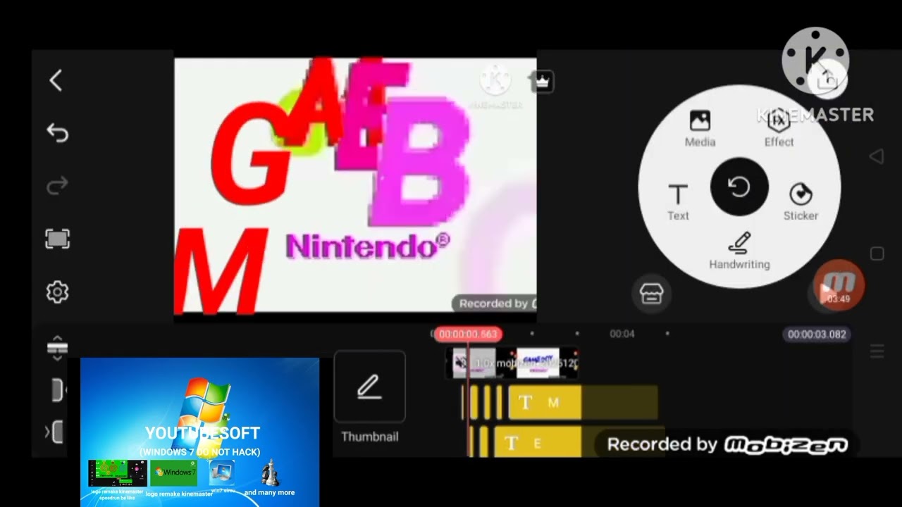 game boy advance logo remake kinemaster speedrun be like 8x speed @win7DNH2025 