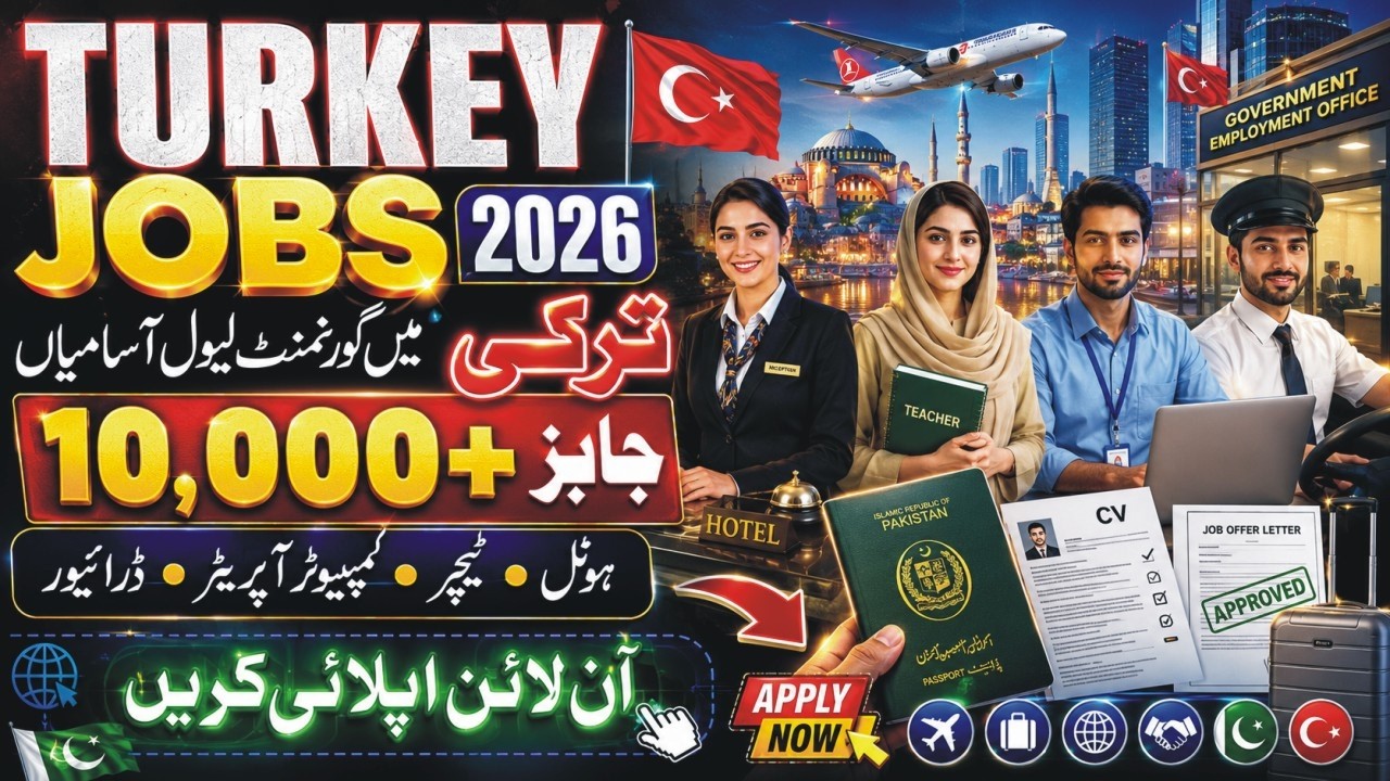 Turkey Jobs 2026 How To Apply | Turkey Jobs For Pakistani | Turkish Jobs | Turkey Government Jobs