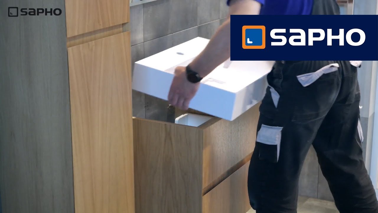 SAPHO - Návod na instalaci umyvadla na umyvadlovou skříňku FILENA