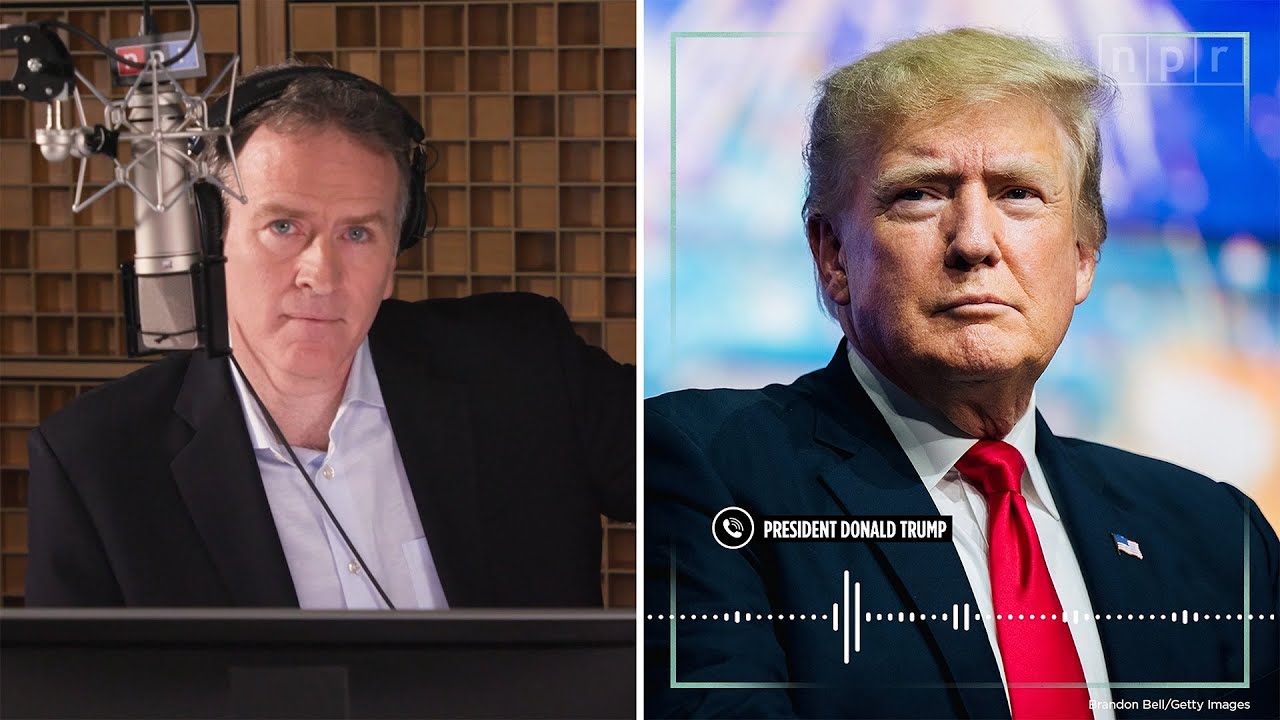 Former President Trump Cuts NPR Interview Short When Pressed On Election Lies | NPR