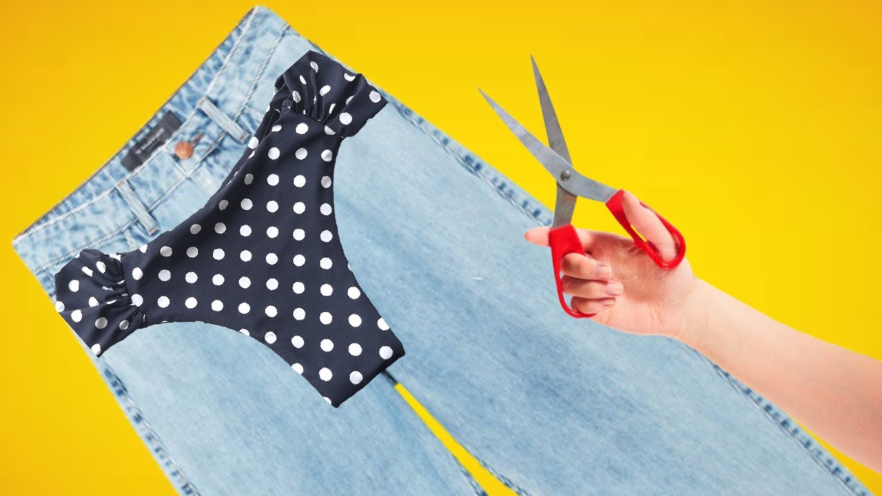 TRANSFORMA&Ccedil;&Atilde;O 09 IDEIAS INTELIGENTES de HACKS para ROUPAS I DIDA OLIVER