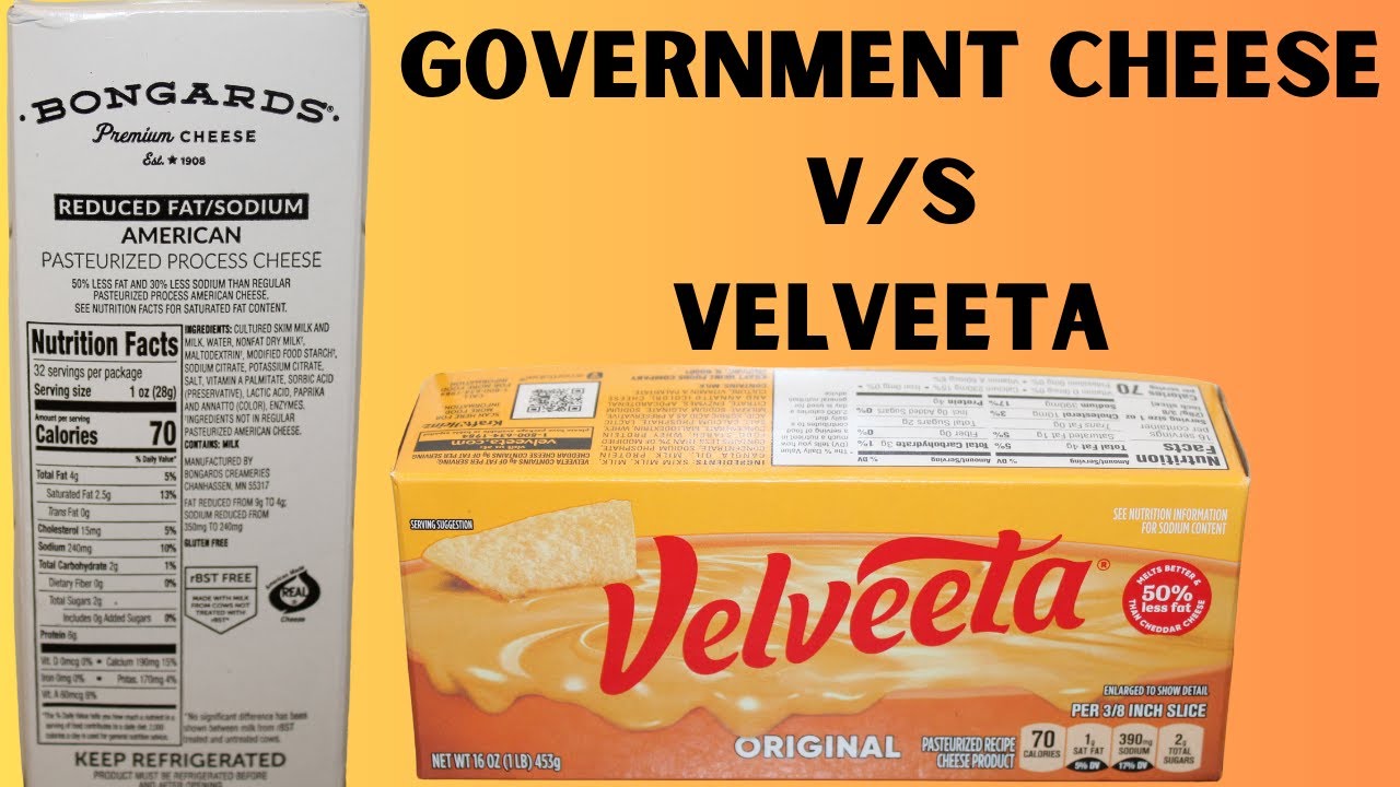 Government Cheese (Bongards) vs Velveeta: Blind Taste Test