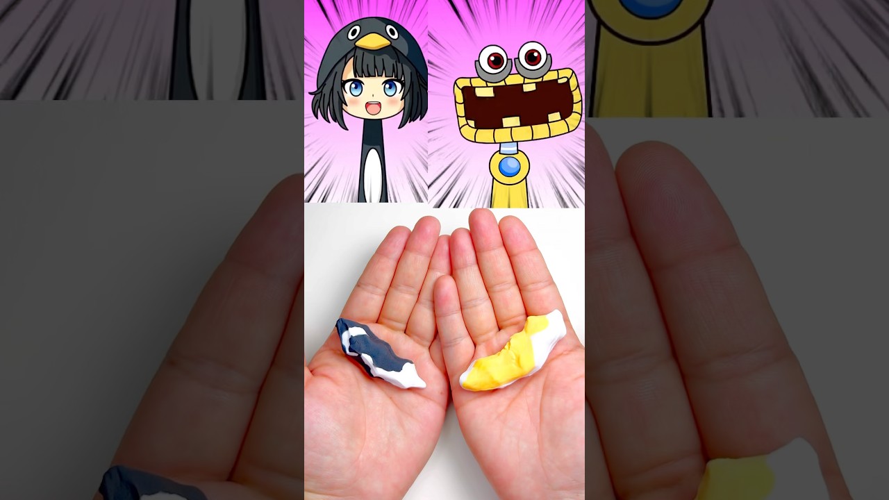 Sprunki & Goo Goo Gaga Clay Mixing ASMR #sprunki #incredibox #gugugaga #clay #colormixing #asmr