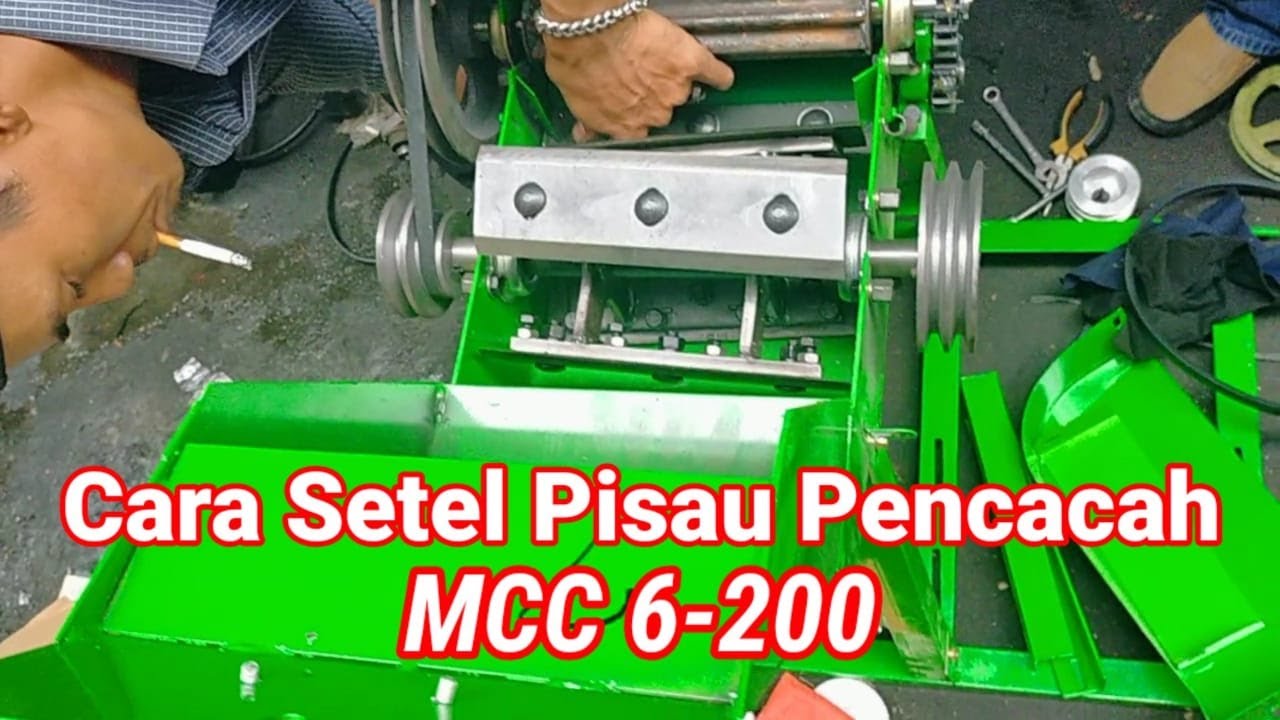 Cara setel pisau pencacah lebih halus